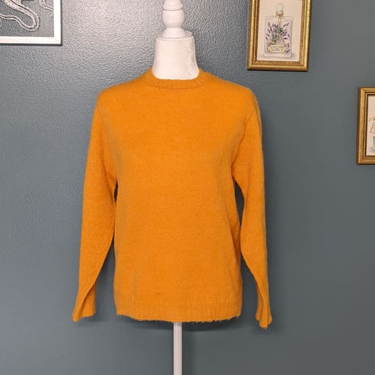 60s 70s JCPENNEY'S SHAG Orange Sweater