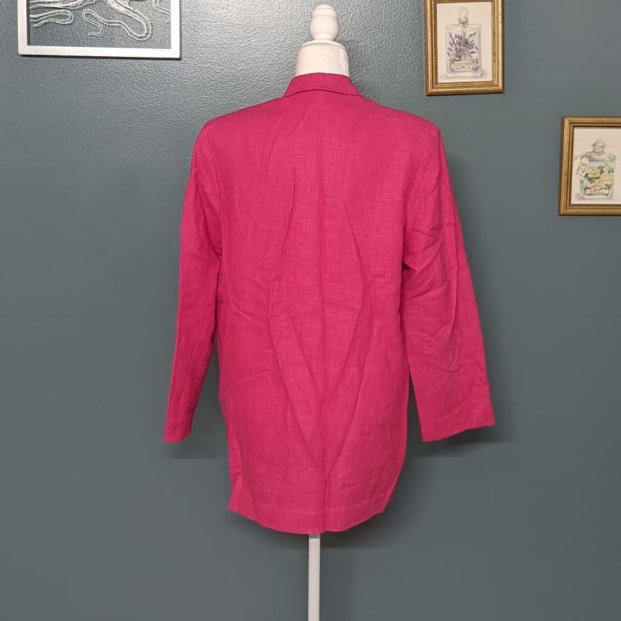 Hot Stuff by Ryan Shreveport LA Hot Pink Rhinestone Linen Jacket