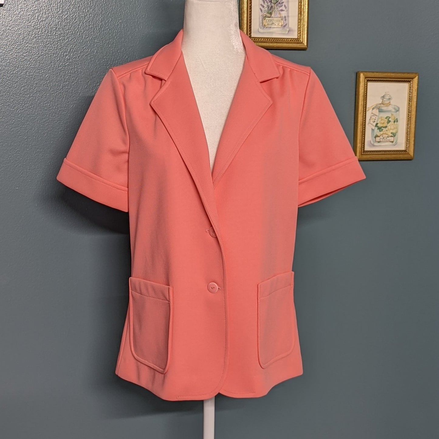 60s Pink Devon Short Sleeve Jacket