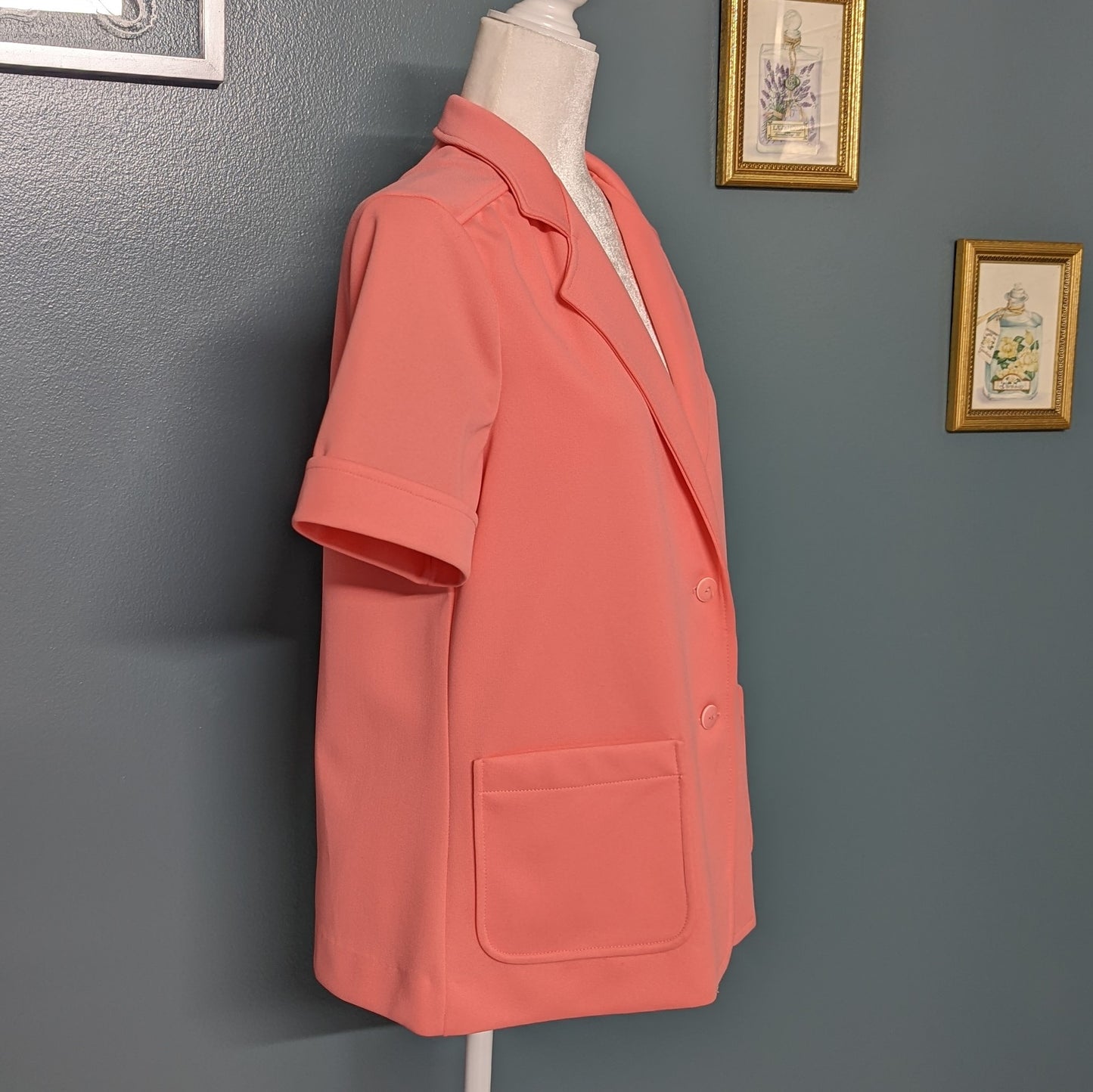 60s Pink Devon Short Sleeve Jacket