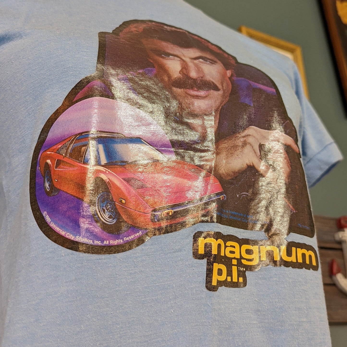 1981 Magnum P.I. T Shirt Single Stitch Tee