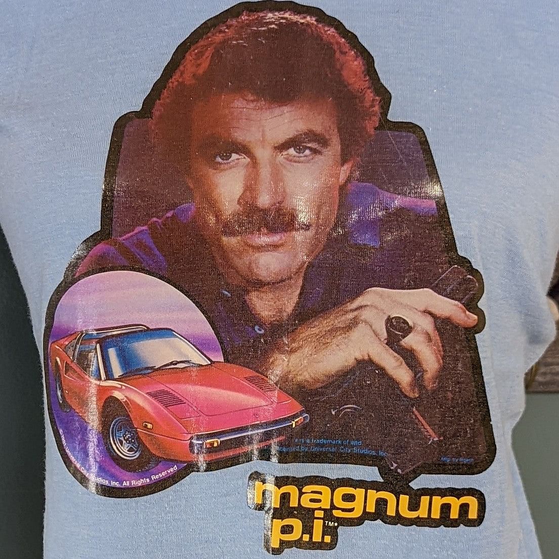 1981 Magnum P.I. T Shirt Single Stitch Tee