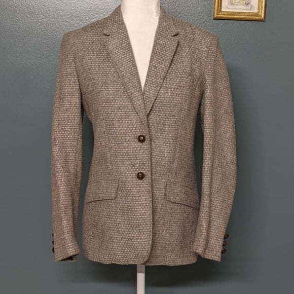 Vintage Tweed Wool Suit Jacket