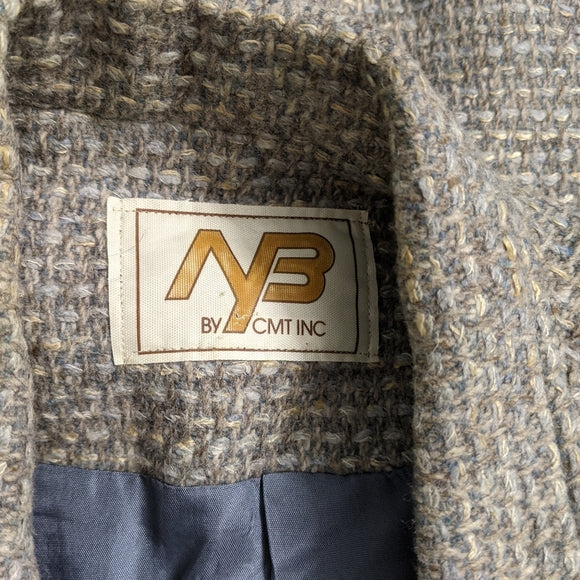 Vintage Tweed Wool Suit Jacket