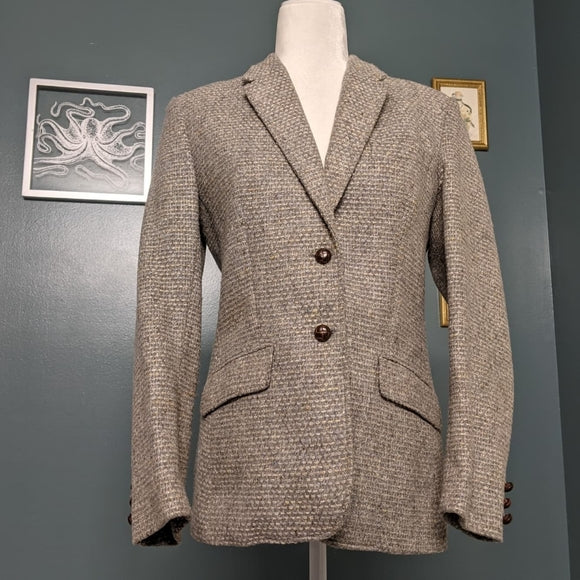 Vintage Tweed Wool Suit Jacket