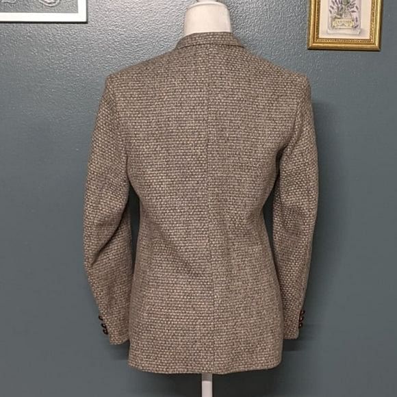 Vintage Tweed Wool Suit Jacket